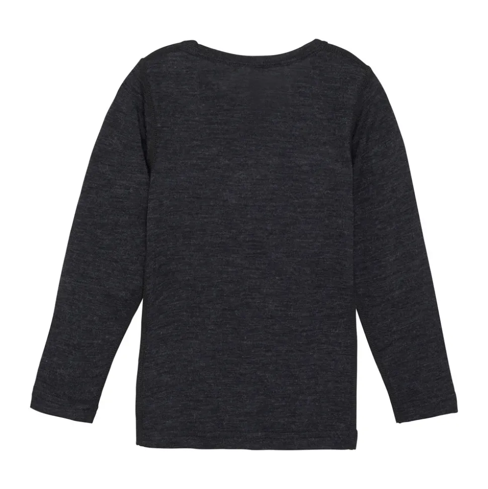 Uld bluse LS - Sky Captain