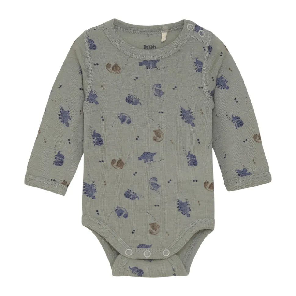 Uld Body Langærmet - Aop - 9709