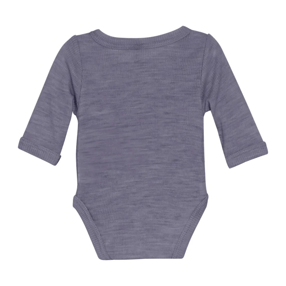 Uld Body Langærmet - Solid - 7910