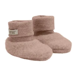 Uld Fleece Footies - Mahogany rose
