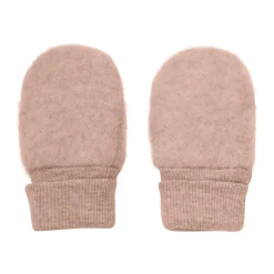 Uld Fleece Vanter - Mahogany rose