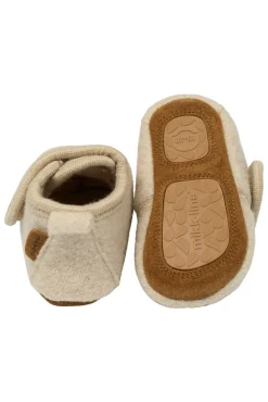 Uld Hjemmesko m. Boderi - Off White