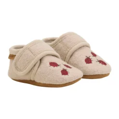 Uld hjemmesko m. broderi - 2460