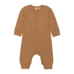 Uld jumpsuit - solid - Chipmunk Melange