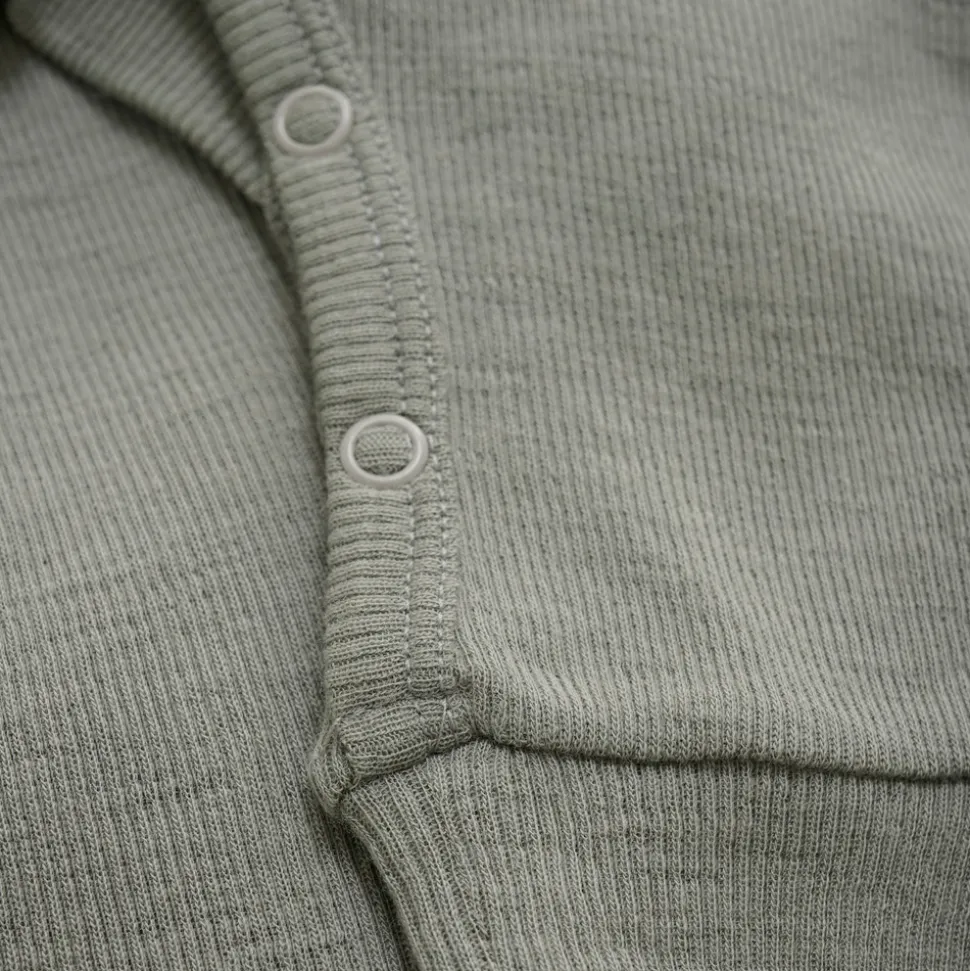 Uld jumpsuit - solid - Forest Fog Melange