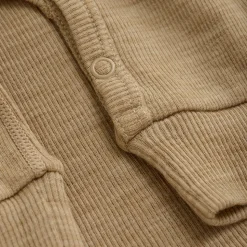 Uld jumpsuit - solid - Light Camel Melange