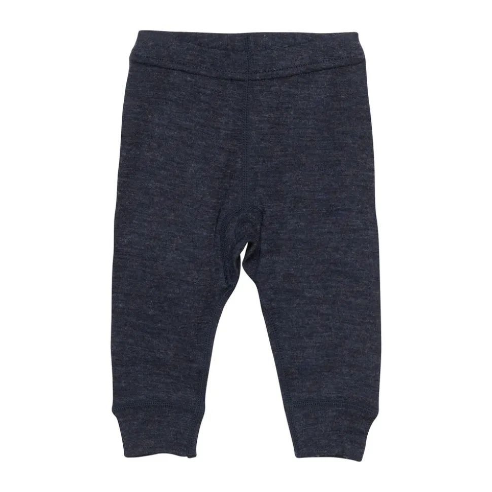 Uld leggings - solid - 7392