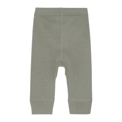 Uld leggings - solid - Forest Fog Melange