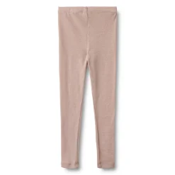 Uld leggings Agi - Dry Rose