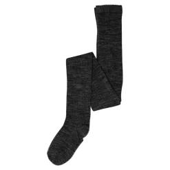 Uld Strømpebuks - Dark Grey Melange