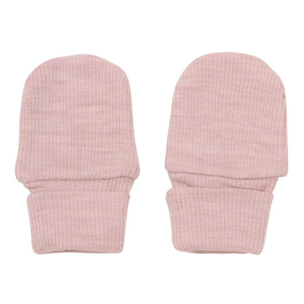 Uld vanter - solid - Starling Melange