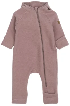 Ulddragt Med Ører - Twilight mauve