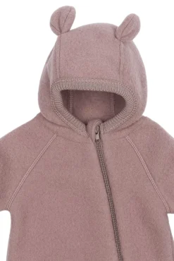 Ulddragt Med Ører - Twilight mauve