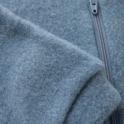Uldjakke med lynlås - 7842
