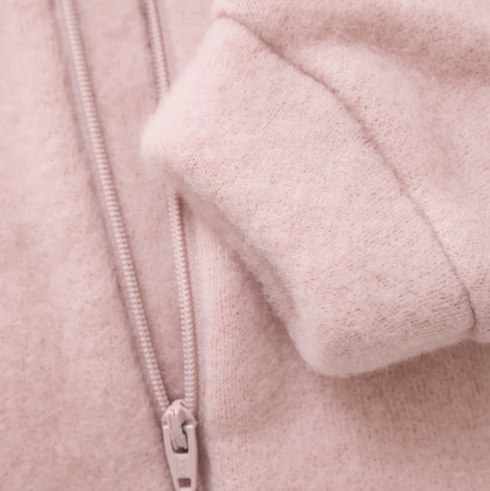 Uldjakke med lynlås - 6340