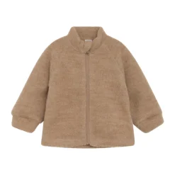 Uldjakke med lynlås - 2330