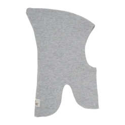 Uldstrik Balaclava Vindstop - Light grey melange