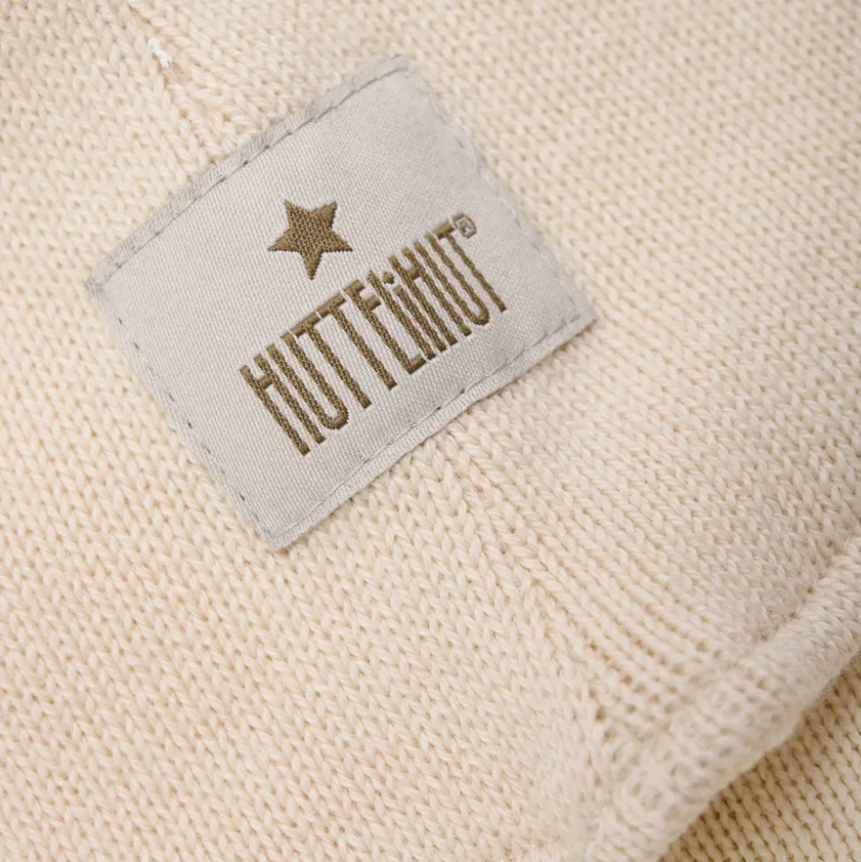 Uldstrik Balaclava Vindstop - Sand melange