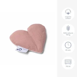 Varmepude - Hjerte, rosa