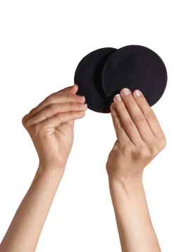 Vaskbar amme indlæg i bomuld sort