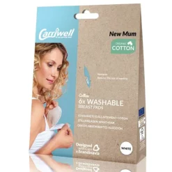 Vaskbar amme indlæg i bomuld hvid