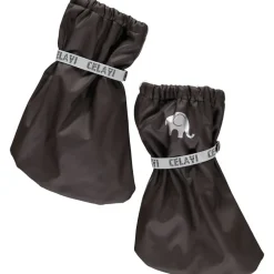 Vatterede PU futter med foer - sort