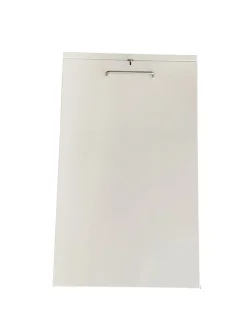 Væghængt metal puslebord Hvid