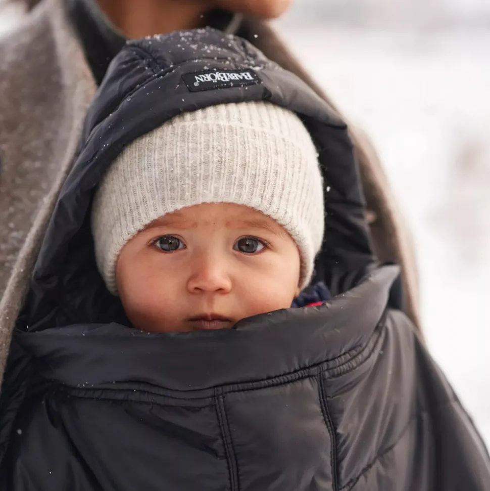 Vintercover til bærersele - Sort