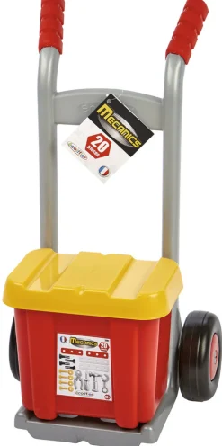 Værktøjskasse på hjul m/20 dele