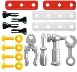 Værktøjskasse på hjul m/20 dele