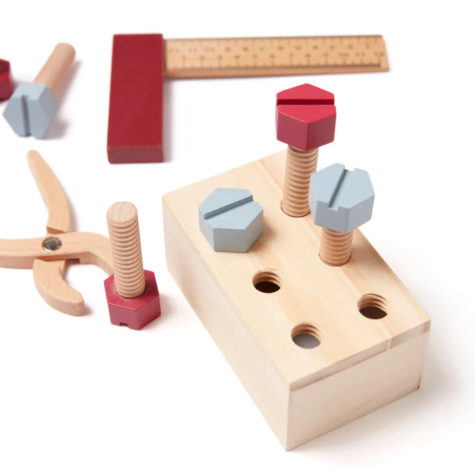 Værktøjskuffert i træ