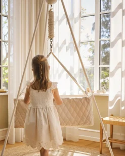 Vugge med skummadras