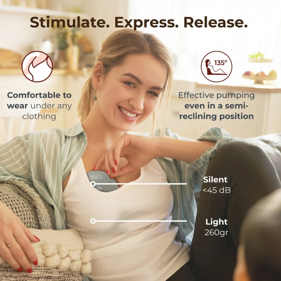 1264W Materno flow elektrisk brystpumpe