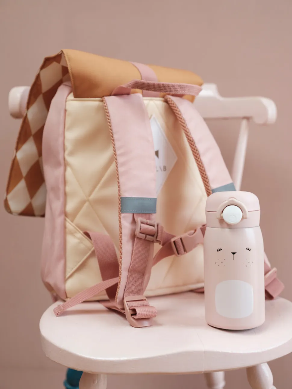 Water bottle - Bunny - Small - Old Rose