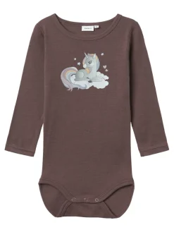 Willitus uld langærmet body - SPARROW