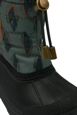 Winter Boot Rubber AOP - Balsam green