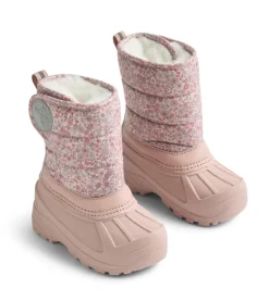 Winty Vinterstøvle - Rose powder flowers