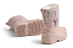 Winty Vinterstøvle - Rose powder flowers