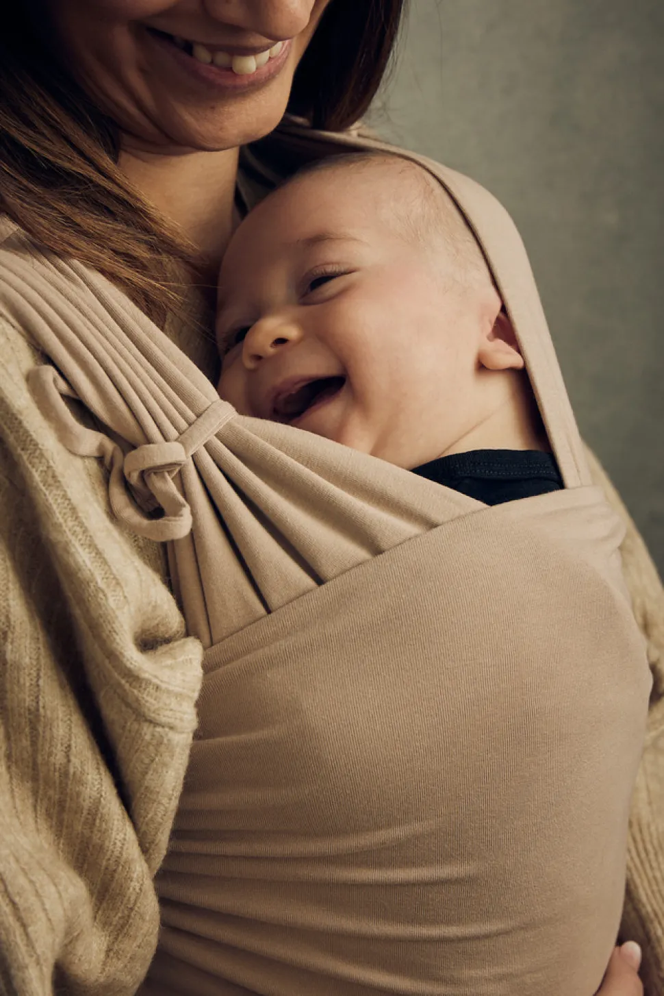 Wrap M - beige biscotti cream