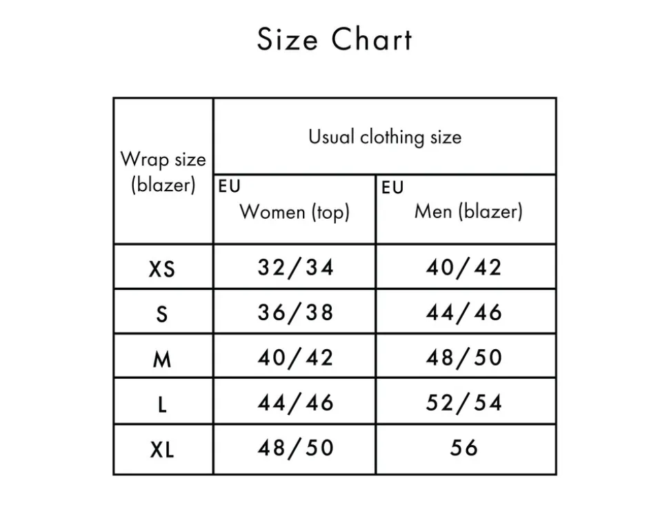 Wrap S - charcoal black