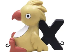 X bogstav med papegøje til navnetog