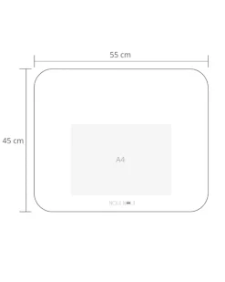 XL Underlag - ABC brun