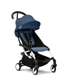 YOYO³ Klapvogn - air france blue på hvidt stel