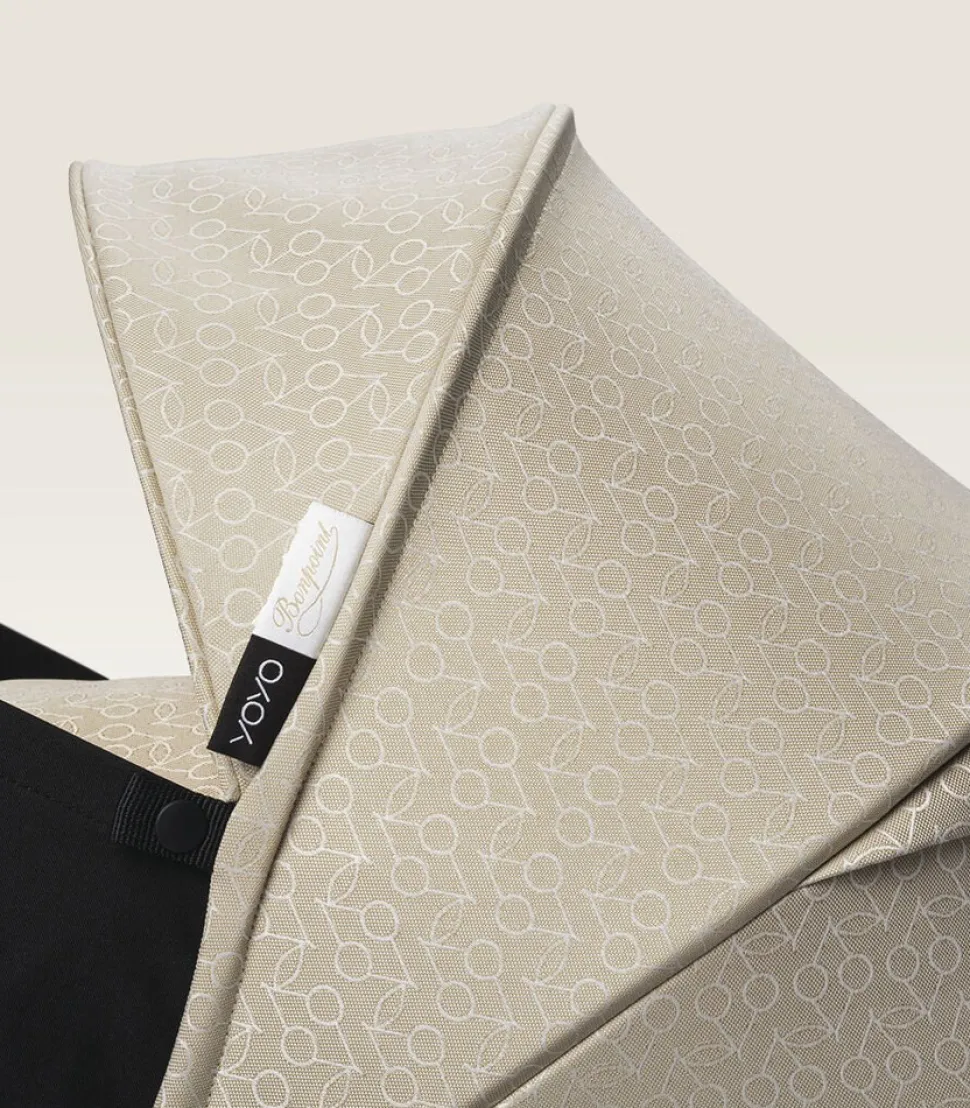 YOYO³ Klapvogn - Bonpoint beige på sort stel