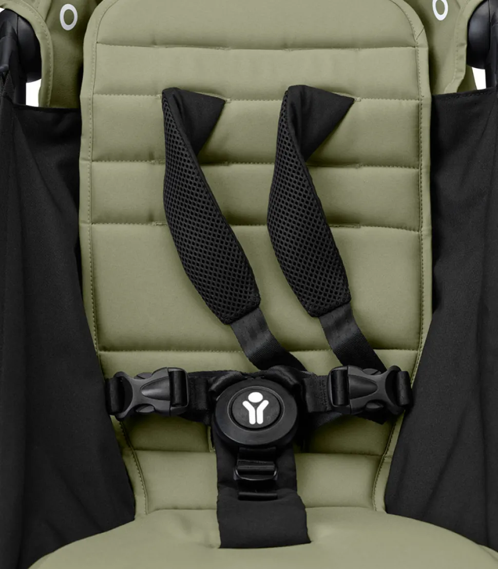 YOYO³ Klapvogn - olive på hvidt stel