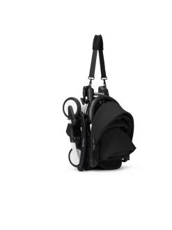 YOYO³ Klapvogn - sort på hvidt stel