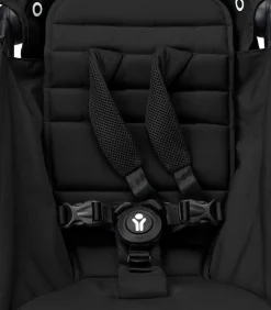 YOYO³ Klapvogn - sort på hvidt stel