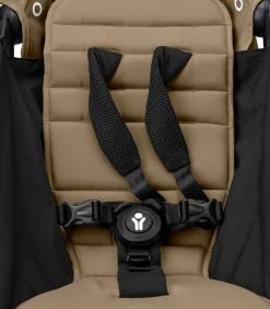 YOYO³ Klapvogn - toffee på sort stel