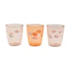 Yummy mini glas 3 stk. Happy clouds Papaya