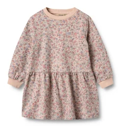Zenia Sweat Kjole - Rose dust flowers
